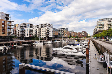 Image showing Parking for leisure boats