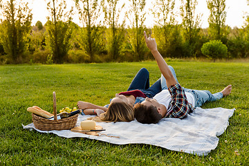 Image showing Enjoying the summer