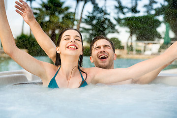 Image showing Having fun in jacuzzi