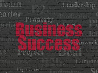 Image showing Finance concept: Business Success on wall background