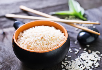 Image showing raw rice