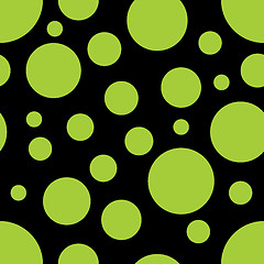 Image showing Vector Seamless Pattern with circle shapes