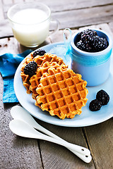 Image showing waffles