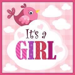 Image showing It is a girl theme image 1