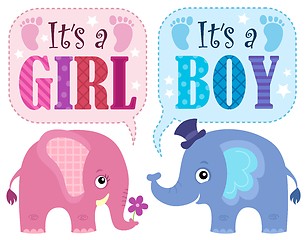 Image showing Is it a girl or boy theme 1