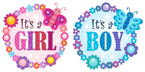 Image showing Is it a girl or boy theme 5