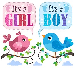 Image showing Is it a girl or boy theme 4