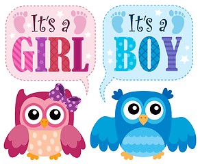 Image showing Is it a girl or boy theme 2