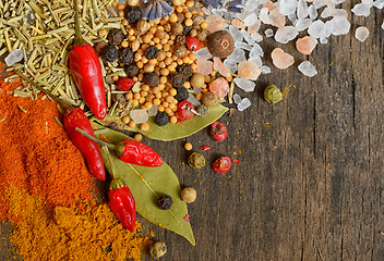 Image showing Ingredients for cooking, spices