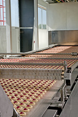 Image showing Production of cookies