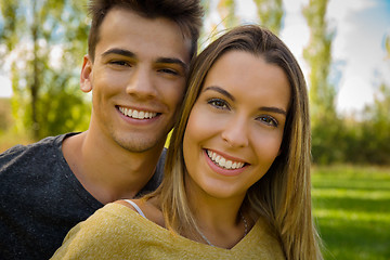 Image showing Young couple in love