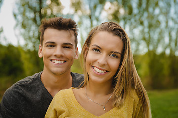 Image showing The joy of being in love