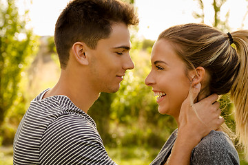 Image showing Enjoying a lovely day together