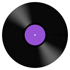 Image showing typical vinyl record