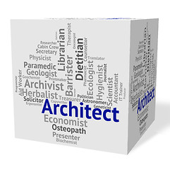 Image showing Architect Job Means Originator Recruitment And Work