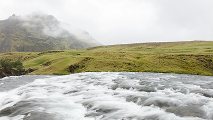 Image showing Skogafoss waterfall, Iceland