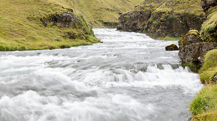 Image showing Skogafoss waterfall, Iceland