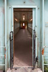 Image showing Old empty train carriage