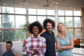 Image showing Multiethnic startup business team on meeting