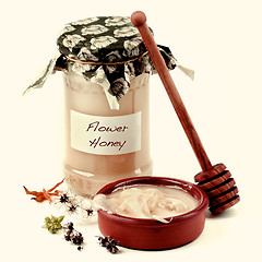 Image showing Flower Honey Concept