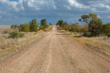 Image showing Gravel road perspective