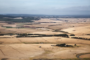 Image showing Fields of Australian agricultural landscape