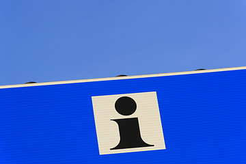 Image showing Information Sign and Blue Sky