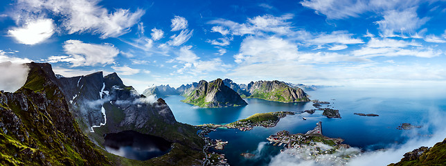 Image showing Lofoten archipelago panorama