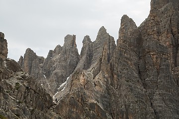 Image showing Dolomites mountain landscape