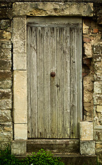 Image showing Old Wooden Door 