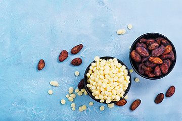 Image showing cocoa butter and beans