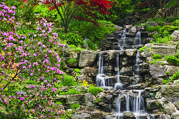 Image showing Cascading waterfall