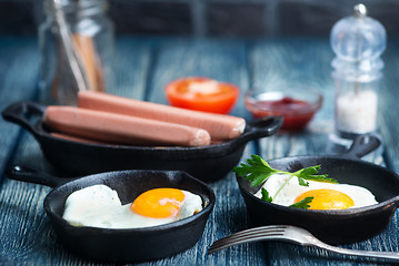 Image showing fried eggs