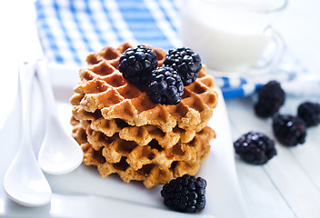 Image showing waffles