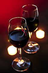 Image showing Wineglasses