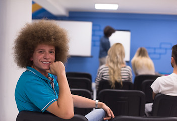 Image showing Portrait of young informal businessman