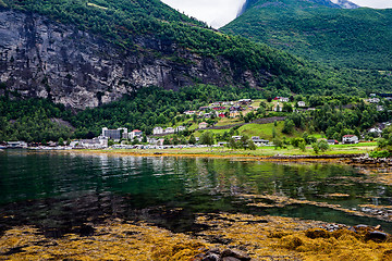 Image showing Geiranger fjord, Norway.