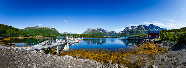 Image showing Lofoten archipelago panorama