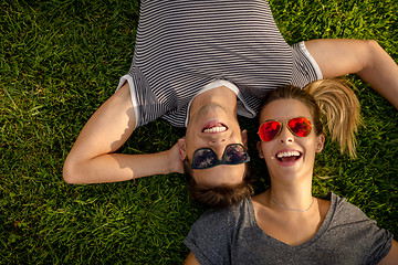 Image showing Relaxing in the park