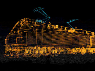 Image showing train.3D illustration