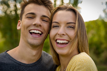 Image showing The joy of being in love