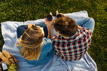 Image showing Making a summer picnic