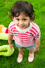 Image showing Little girl smiling