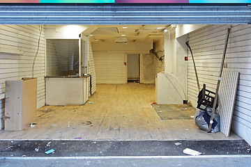 Image showing Empty Shop