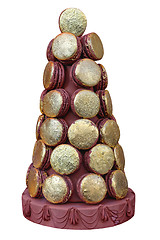 Image showing Macaroons Tower