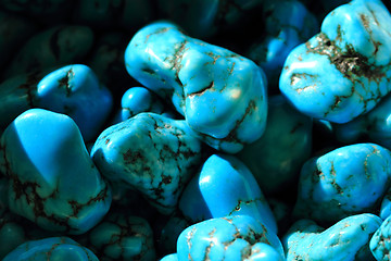 Image showing turquoise mineral background