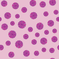 Image showing Seamless pattern with flowers