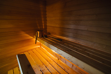 Image showing Traditional Finnish sauna