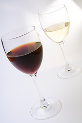 Image showing Wine glasses