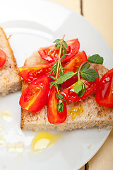 Image showing Italian tomato bruschetta